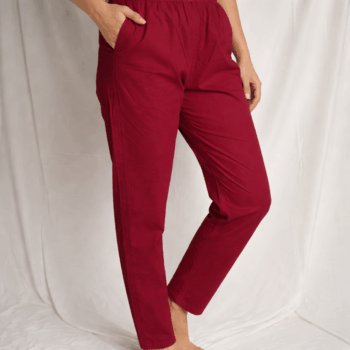 Comfortable Straight Cut Cotton Pant