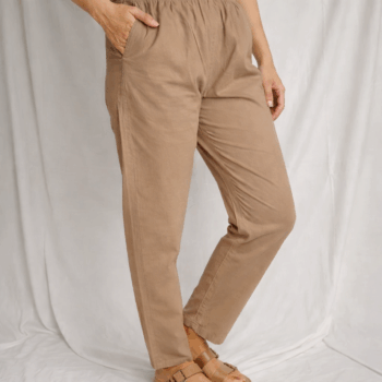 Comfortable Straight Cut Cotton Pant