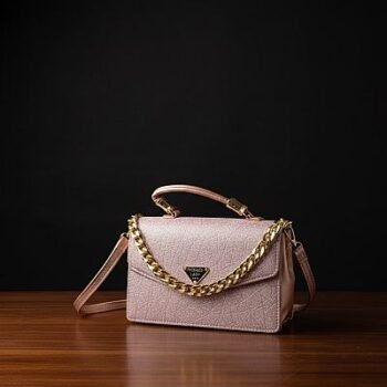 Luxe Chain-Detail Evening Handbag