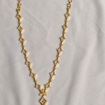Gracefully Crafted AD necklace set