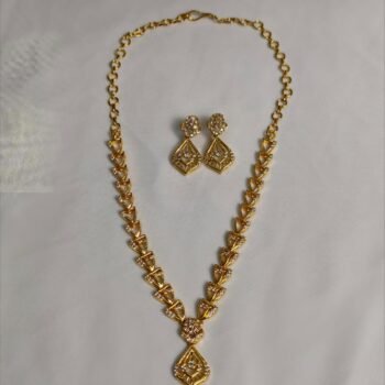 Premium American Diamond Designer Necklace Set