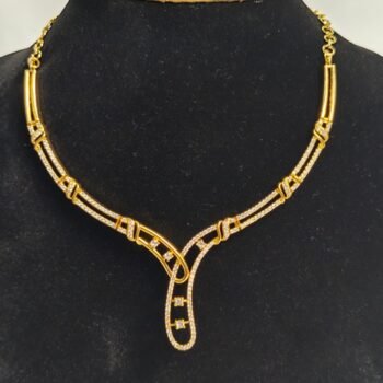 Modern Chic AD Necklace Set