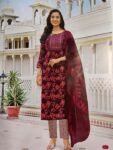 Elegant Readymade Printed Chudidhar Set