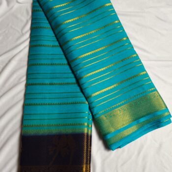 Premium Mysore Silk Saree –with Rich Zari Elegance