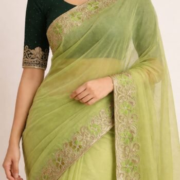 Elegant Embroidered Saree for Women