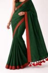 Trendy Simple Cotton Saree