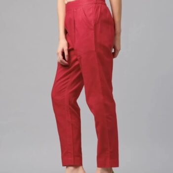 Comfortable Straight Cut Cotton Pant