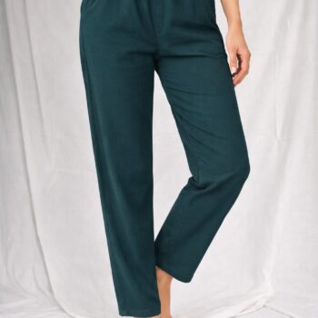 Comfortable Straight Cut Cotton Pant