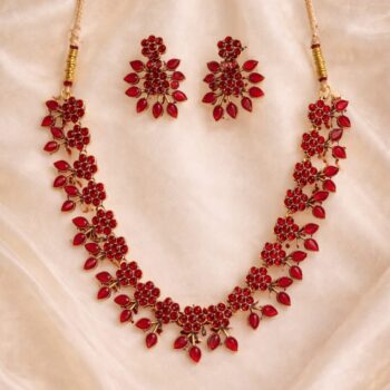 Designer Artificial Stone Necklace Set