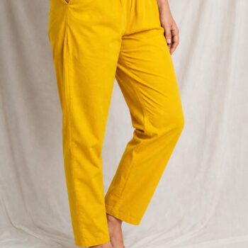 Comfortable Straight Cut Cotton Pant